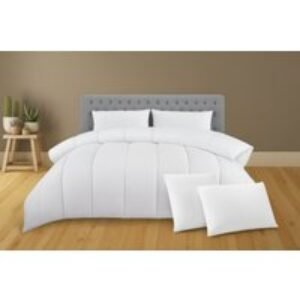 4.5 Tog Summer Duvet & 2 Pillows Bundle - 4 Sizes | Wowcher