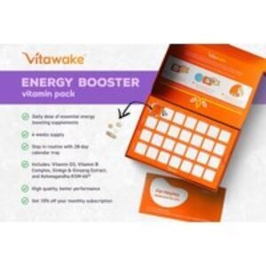 1 Month Supply of Energy Booster Vitamins | Wowcher