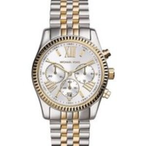 Michael Kors MK5955 Two-Tone Stainless Steel Quartz Chronograph Ladies Watch | Wowcher