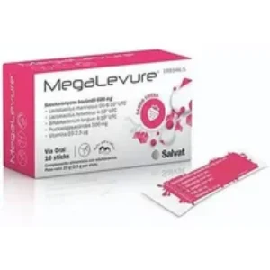 Megalevure 10 Sticks Strawberry Flavour