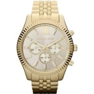 Michael Kors Men's Gold Chronograph Watch MK8281 | Wowcher