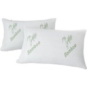 Luxury Bamboo Memory Foam Pillow | Wowcher