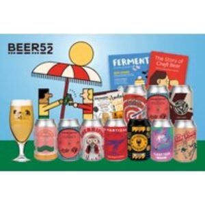 Beer52 Craft Beer Gift Hamper - 10 Can Food & Drink Hamper with Snacks & Craft Beer Book from BEER52 Limited | Wowcher