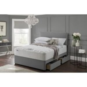 Grey Ottoman Divan Bed - Storage & Mattress | Wowcher