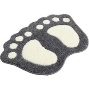 Cute Footprint Bathroom Mat- 2 Sizes & 7 Colours! | Wowcher