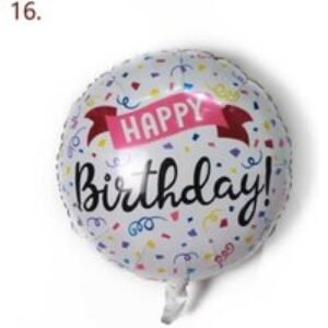 18" Foil Happy Birthday Wall Art Balloon - Modern Statement Decor