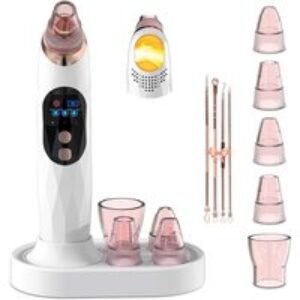 Blackhead Remover Pore Vacuum with Hot Compress - Advanced Skincare Tool | Wowcher