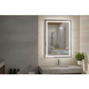Modern LED Bathroom Mirror - Tempered Glass