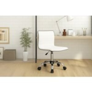 Ergonomic Faux Leather Office Chair - Adjustable Height