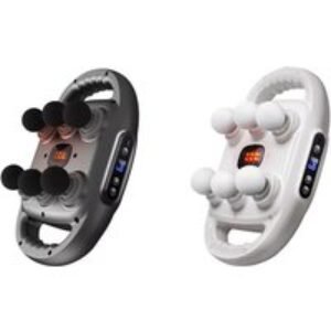 6-Head Muscle Relief Massage Gun - Black or White | Wowcher