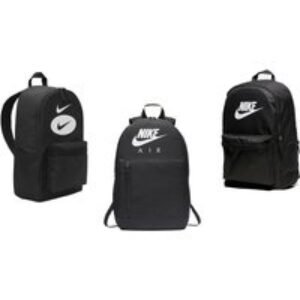 EARLY BIRD! Black Nike Backpack - 8 Styles for Every Adventure! | Wowcher