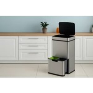 72L Touch-Free Motion Sensor Rubbish Bin - Large Capacity