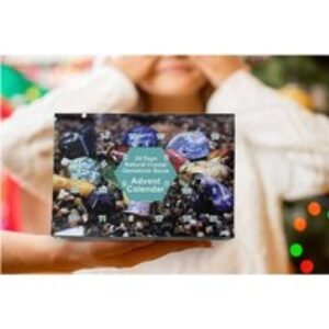 24-Day Natural Stone Advent Calendar - Collectible Geology Gift for Kids & Adults | Wowcher