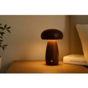 LED Rechargeable Mushroom Light - 2 Sizes & 2 Colours | Wowcher
