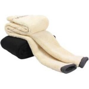 Black Women's Fleece Lined Leggings | Wowcher