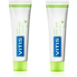 Vitis Duplo Aloe Vera Toothpaste Apple Flavor  2X150ml +75ml Free