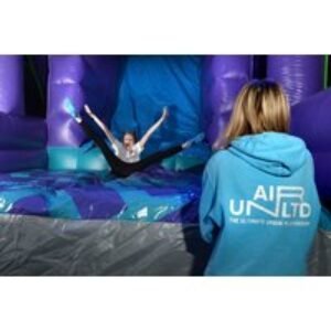 1 Hour Family Inflatable Park Access with 2 Hot Drinks & 2 Slushies at Air Unlimited
