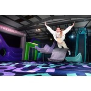 1-Hour Family Trampoline Park Access for 4 at Air Unlimited Liverpool - Includes 2 Slushes & 2 Hot Drinks | Wowcher