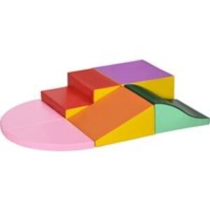 Kids' 6-Piece Soft Climb and Crawl Play Toy Set - Red | Wowcher