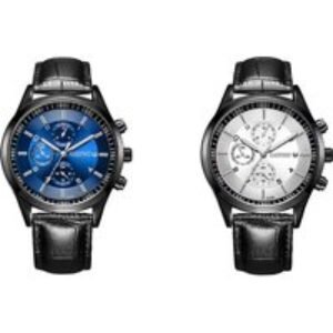 Men's Waterproof Sport Watch - Sleek Stainless Steel Design | Wowcher