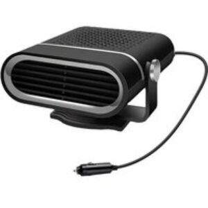 Portable 24V Car Dashboard Defroster - Black or White | Wowcher