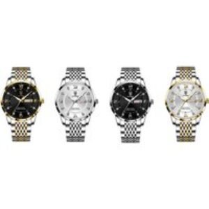 Men's Quartz Calendar Watch 5851 - Luminous Dial