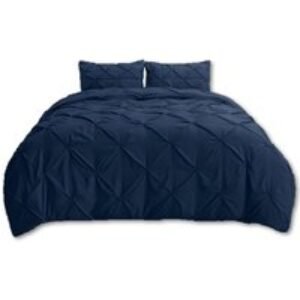 Luxury Pintuck Polycotton Duvet Set - Soft