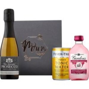 Prosecco & Gordon's Gin Luxury Gift Hamper in Engraved Rose Gold Box for Mum - Beer Hunter | Wowcher