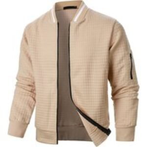 Men's Lightweight Bomber Jacket - Casual
