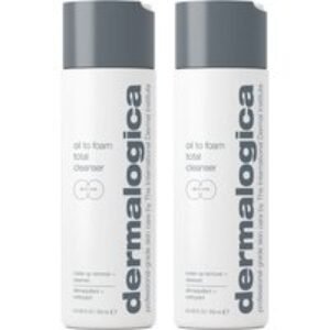 Dermalogica Oil To Foam Total Cleanser (2 x 250ml) Duo