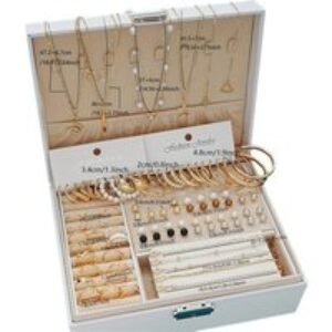 56 Piece Gold Jewellery Set - Versatile Necklaces
