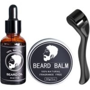 3 Piece Beard Growth Kit for Men | Wowcher