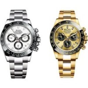 Men's Quartz Waterproof Stainless Steel Watch - Classic Gold or Silver