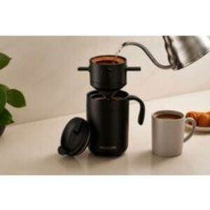 16oz Portable Coffee Maker Set - Stainless Steel