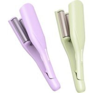 36mm M-Shaped French Wave Curling Iron - Advanced PTC Tourmaline