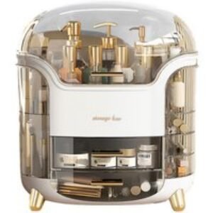 Large Acrylic Cosmetic Storage Box - Deep Compartment