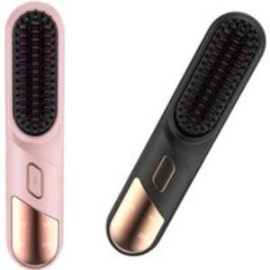 Negative Ion Cordless Hot Comb Hair Straightener - Professional Frizz Control