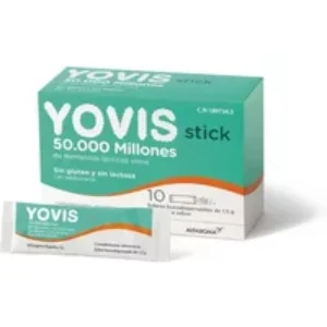 Yovis 10 Stick Bucodispensable 50.000 Million Active Ferments
