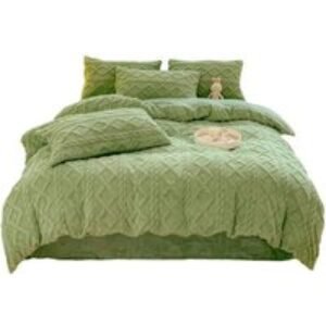 Luxury Taffeta Teddy Fleece Bedding Set - Ultra-Soft