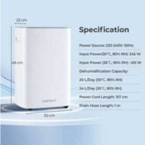 Energy Efficient 24L Dehumidifier - Smart Kitchen Appliance