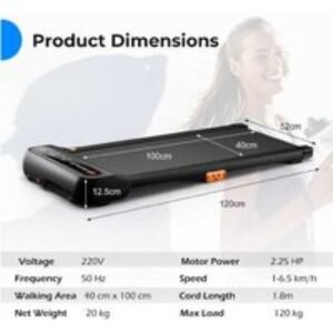 Under Desk Folding Treadmill - Compact Walking Pad for Home & Office