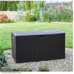 492L Heavy Duty Weatherproof Garden Storage Box - Lockable HDPE Outdoor Chest | Wowcher