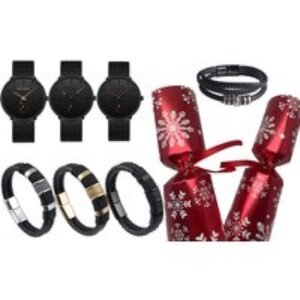 Luxury Men's Valentine's Day Accessory Gift Set - 2-Piece Zinc & Brass Collection | Wowcher
