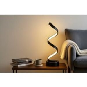 LED Spiral Table Lamp - Energy Efficient