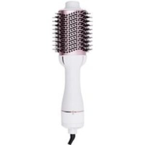 4-in-1 Ionic Hair Straightener & Volumising Brush - Professional Hot Air Styler for Frizz Control & Fast Drying | Wowcher