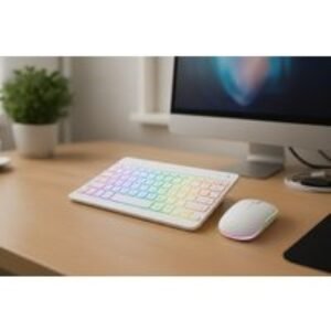 10-Inch RGB Mechanical Bluetooth Gaming Keyboard & Mouse Set - Wireless