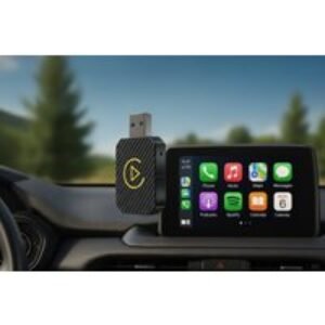 Wireless CarPlay & Android Auto Adapter - Plug & Play USB Dongle for Home Cinema & Smart TV Systems | Wowcher