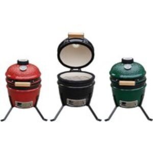 Kamado Egg Ceramic Charcoal BBQ Grill - 13'' Portable Outdoor Grill
