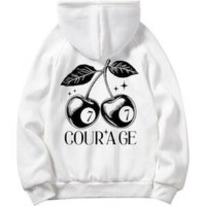 Black Women's Cotton Fleece Hoodie - Long Sleeve