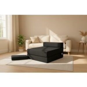 Fabric Foldout Single Sofa Bed - Jumbo Cord